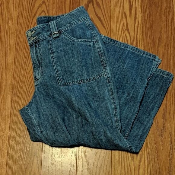 Riders by Lee denium capris Sz 8 - Picture 3 of 4